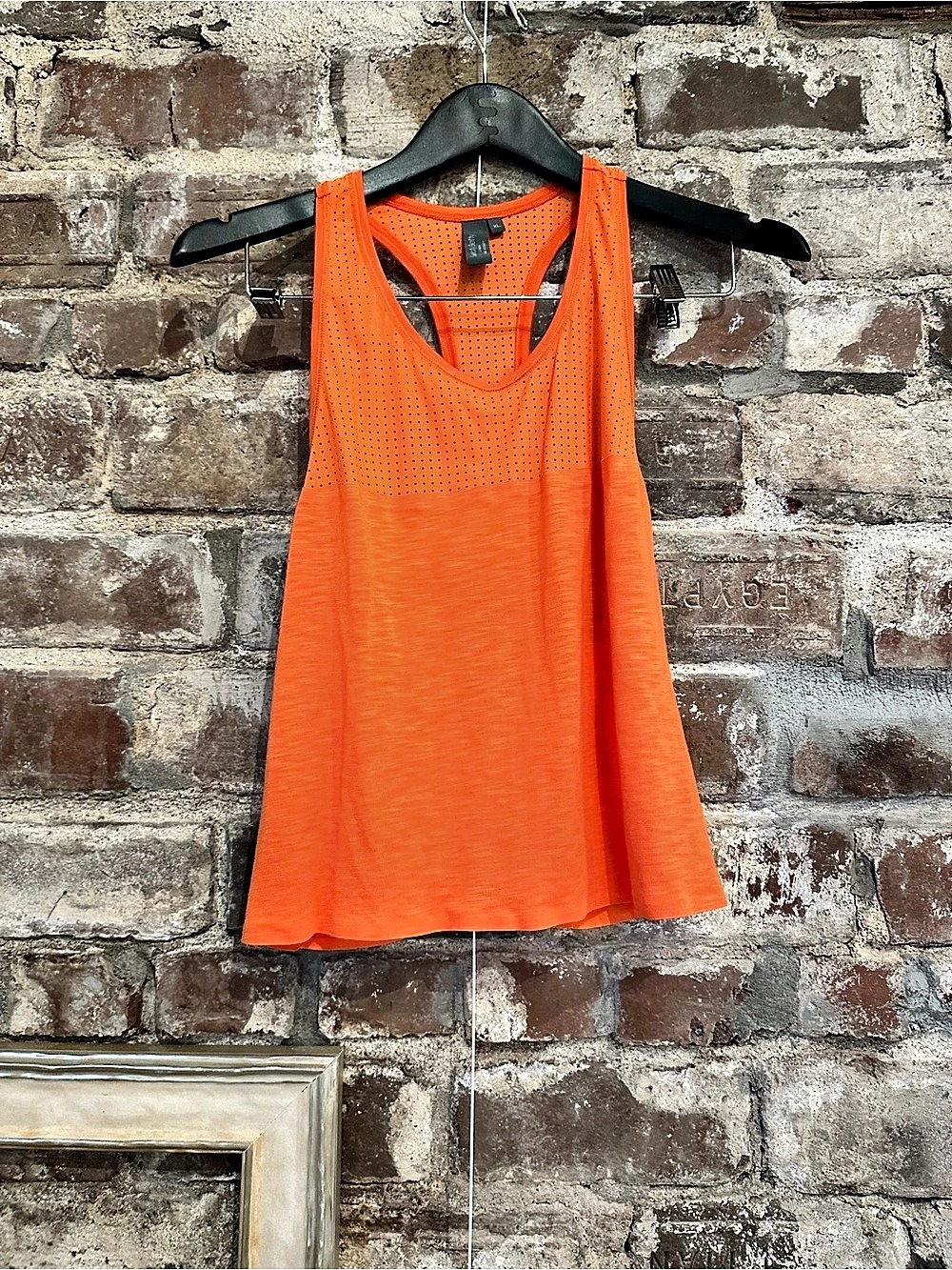Sweaty Betty Perforated Athletic Tank in Orange XL Like New